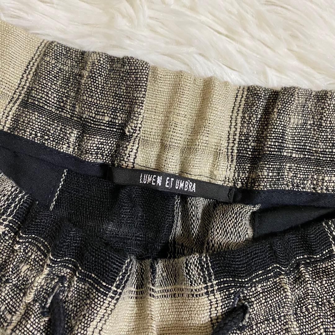 美品 LUMEN ET UMBRA リネン サルエルパンツ 46 メンズ リフト