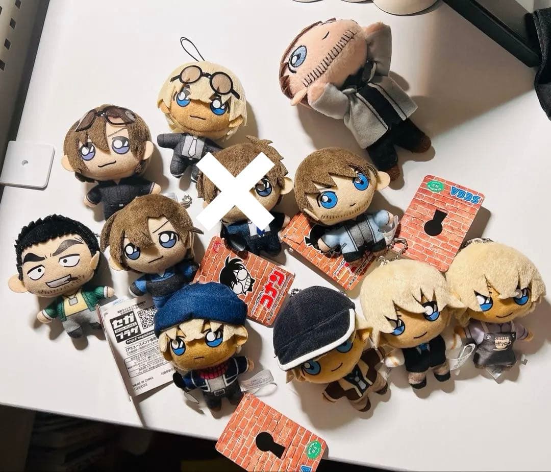 名探偵コナン 警察学校組 キーチェーンマスコット ぬいぐるみ ねそべり