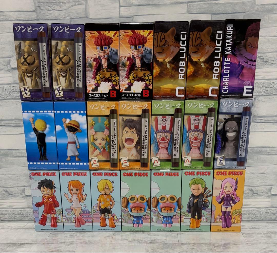 ワンピース ワーコレ 21体まとめ売り - メルカリ