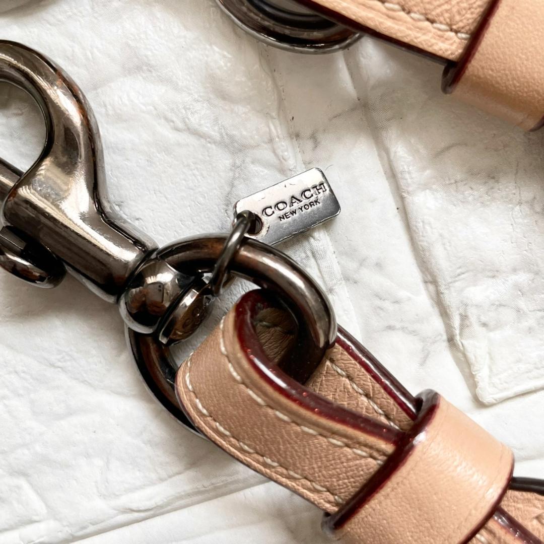 極美品✨COACH コーチ ティーローズ フラワー　ショルダーストラップ