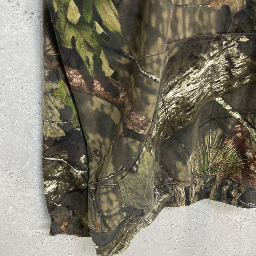 カーハート　リアルツリー　迷彩　スウェットパーカー　サイドプリント　2XL