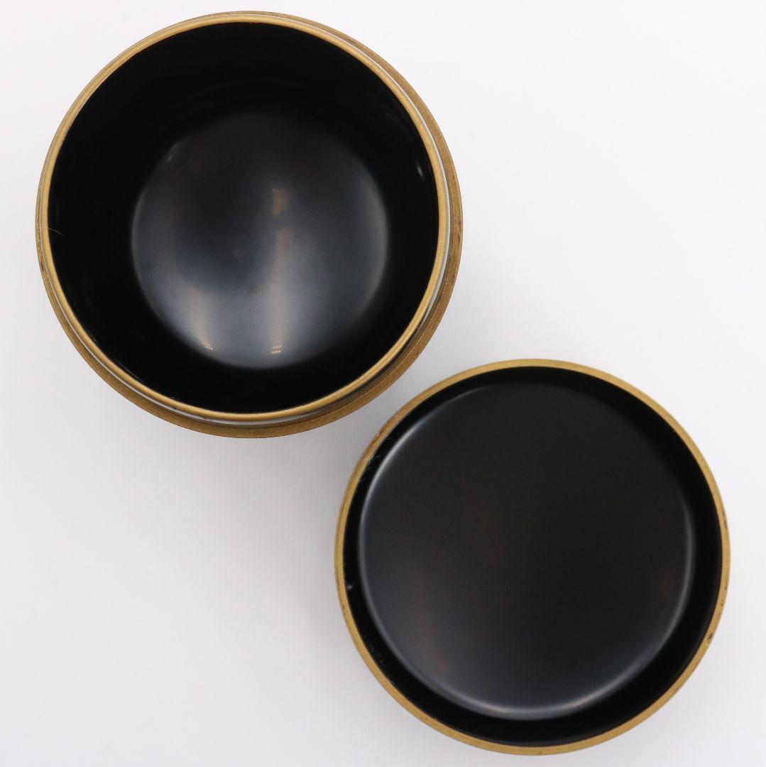 舞楽蒔絵 平棗 小百合作 輪島塗 内金梨子地 高小百合 塗師 茶道具茶器