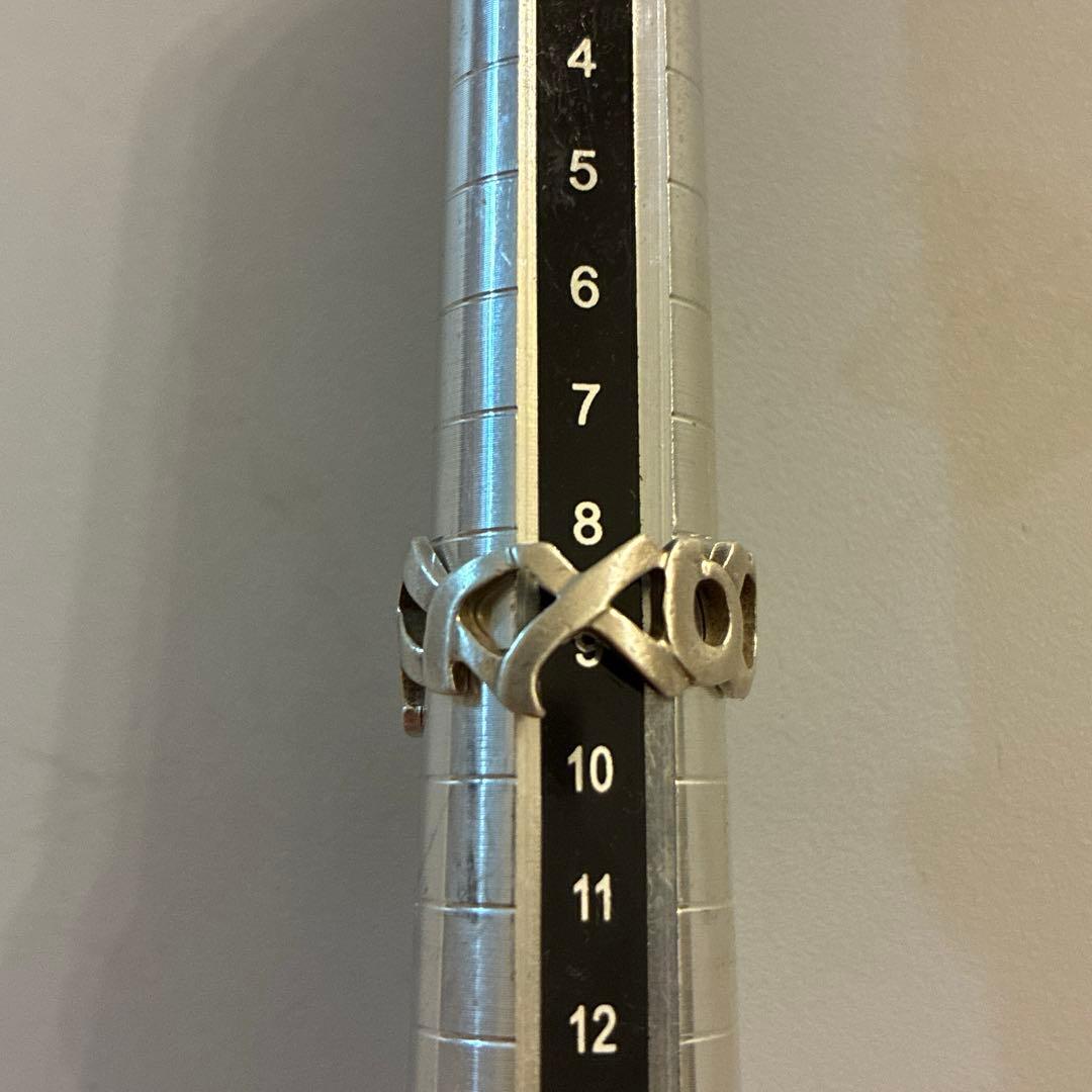 Tiffany & Co. 9号 ラブ&キス シルバーリング