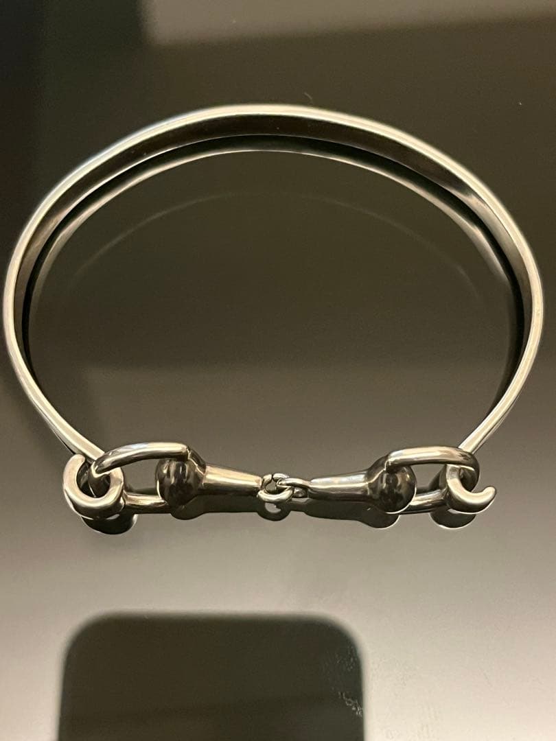 シルバー925 ホースビット ブレスレット ヴィンテージ　メキシカンジュエリー