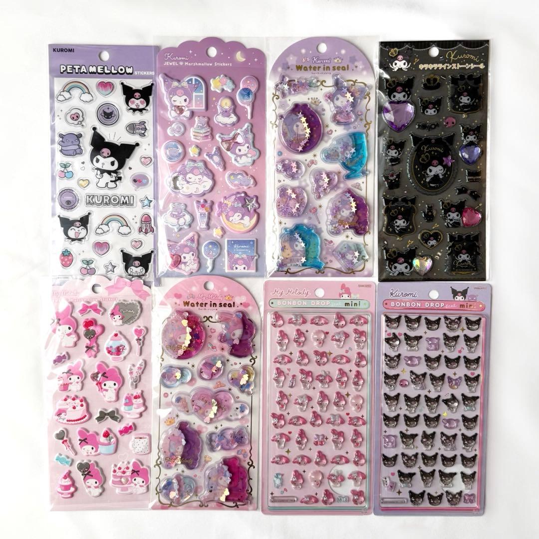 【新品】マイメロ クロミ シール まとめ売り 正規品 ボンボンドロップシール