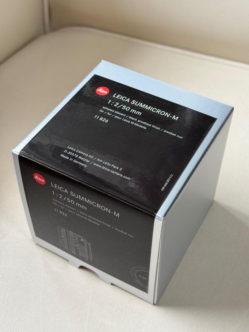 ライカ ズミクロン 50mm F2 第4世代 ブラック【新品同様】