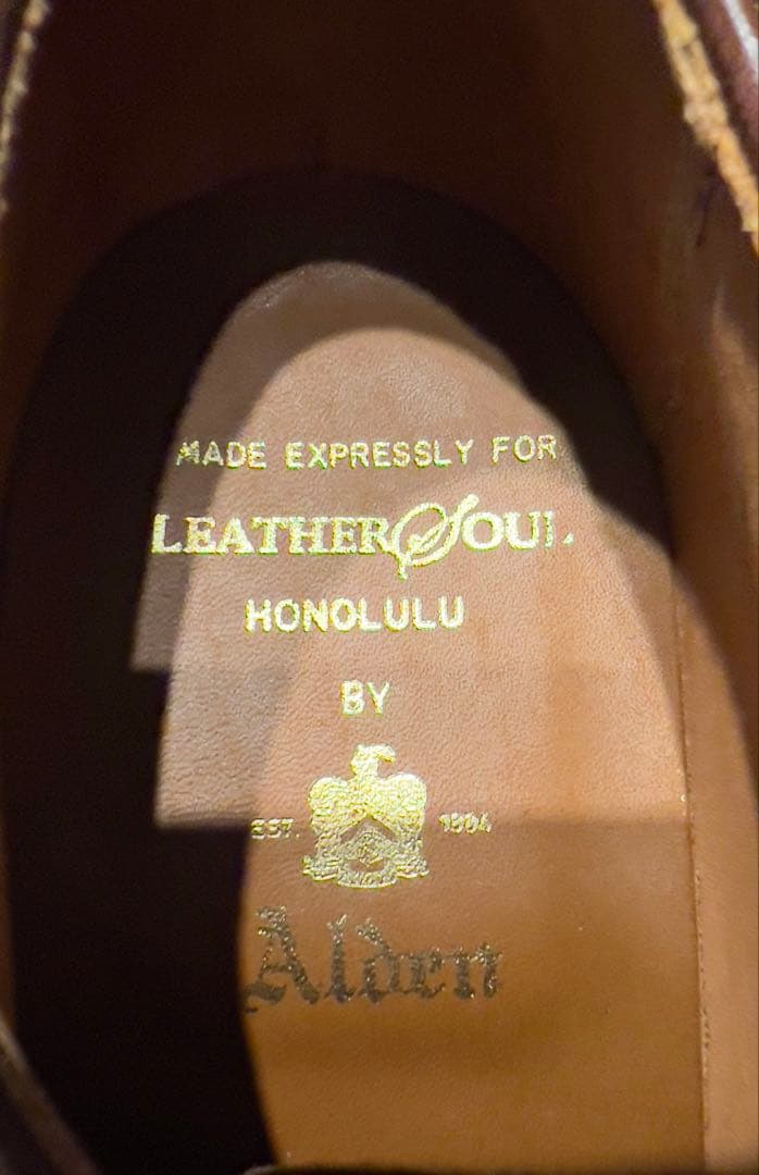 靴 Alden leathersoul 9 1/2D leydon last