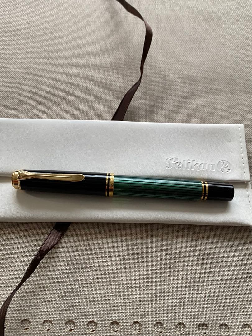 ペリカン Pelikan スーベレーンM400 緑稿　EF 万年筆