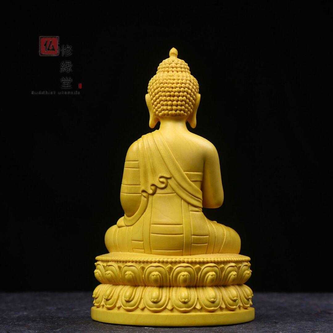 修縁堂】極上彫 木彫り仏像 五方仏 大日如来 仏教工芸品