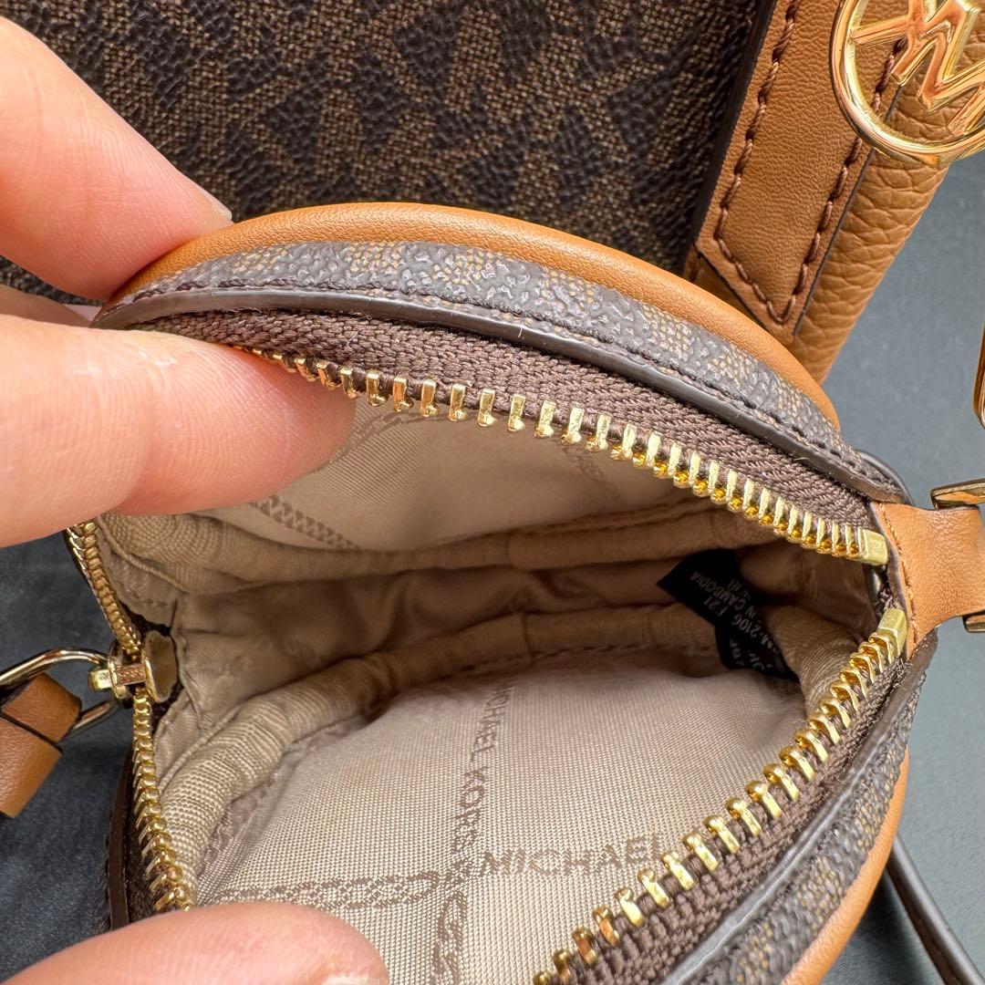 未使用級✨マイケルコース ショルダーバッグ 2way MK柄 レザー