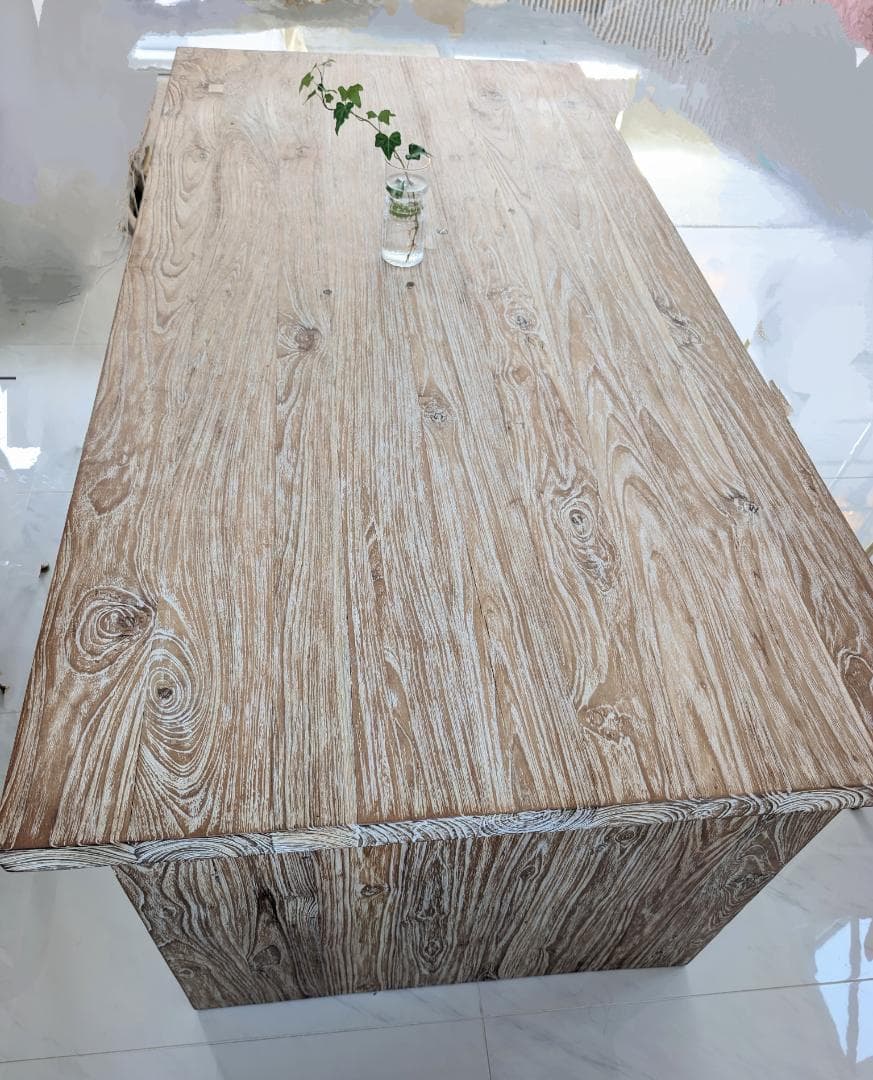 【フルーチェさま専用】KAJA オールドチーク ダイニングテーブル(W180)