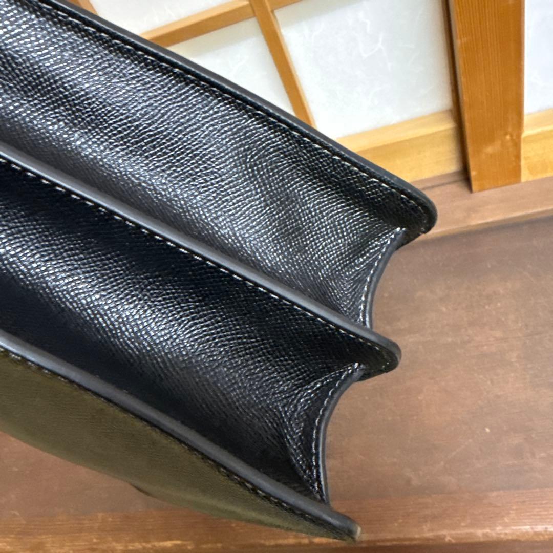 coach コーチ ビジネスバッグ ブリーフケース 本革 黒 ブラック メンズ