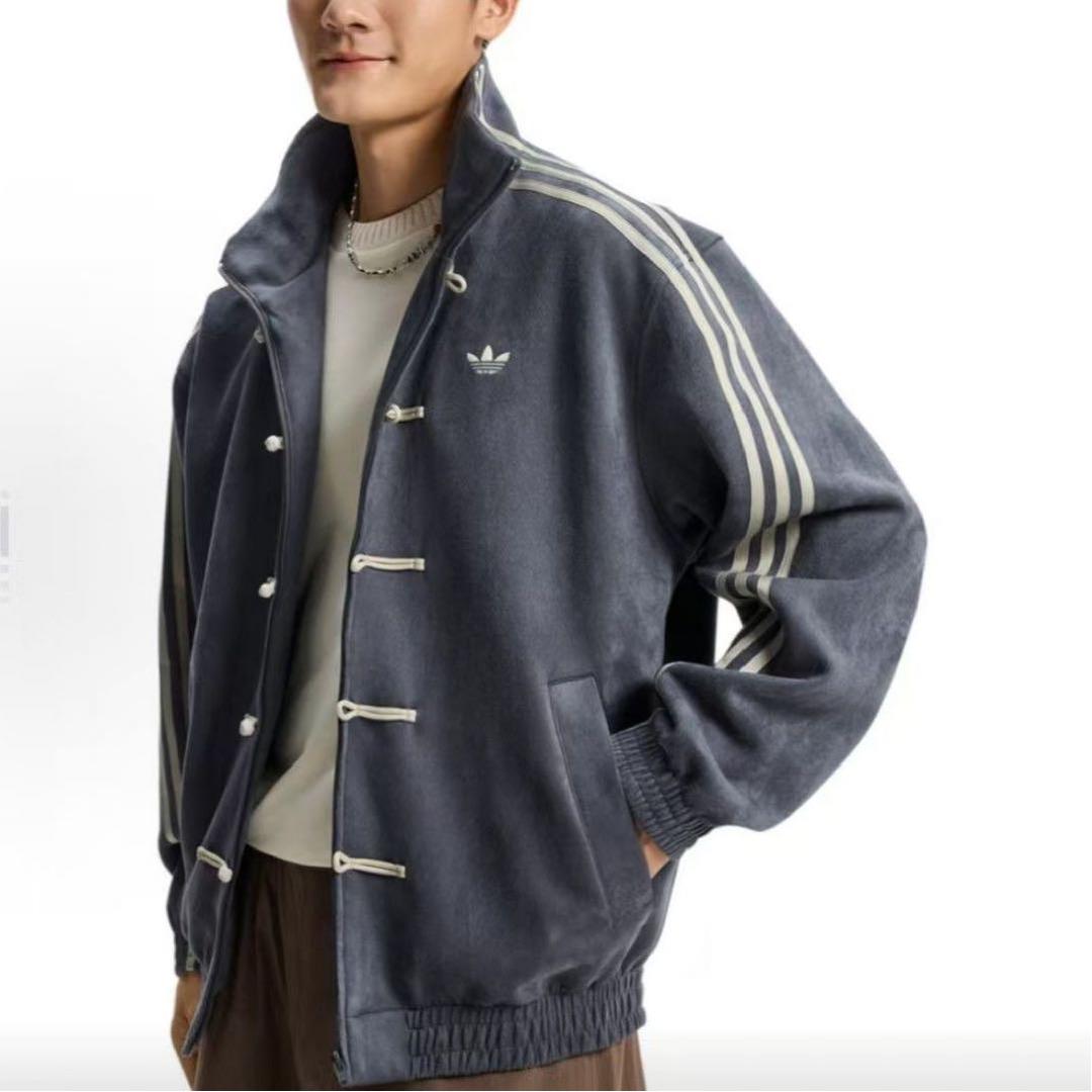 adidasアディダス 中国限定 蛇年トラックジャケッtトネイビーMサイズ