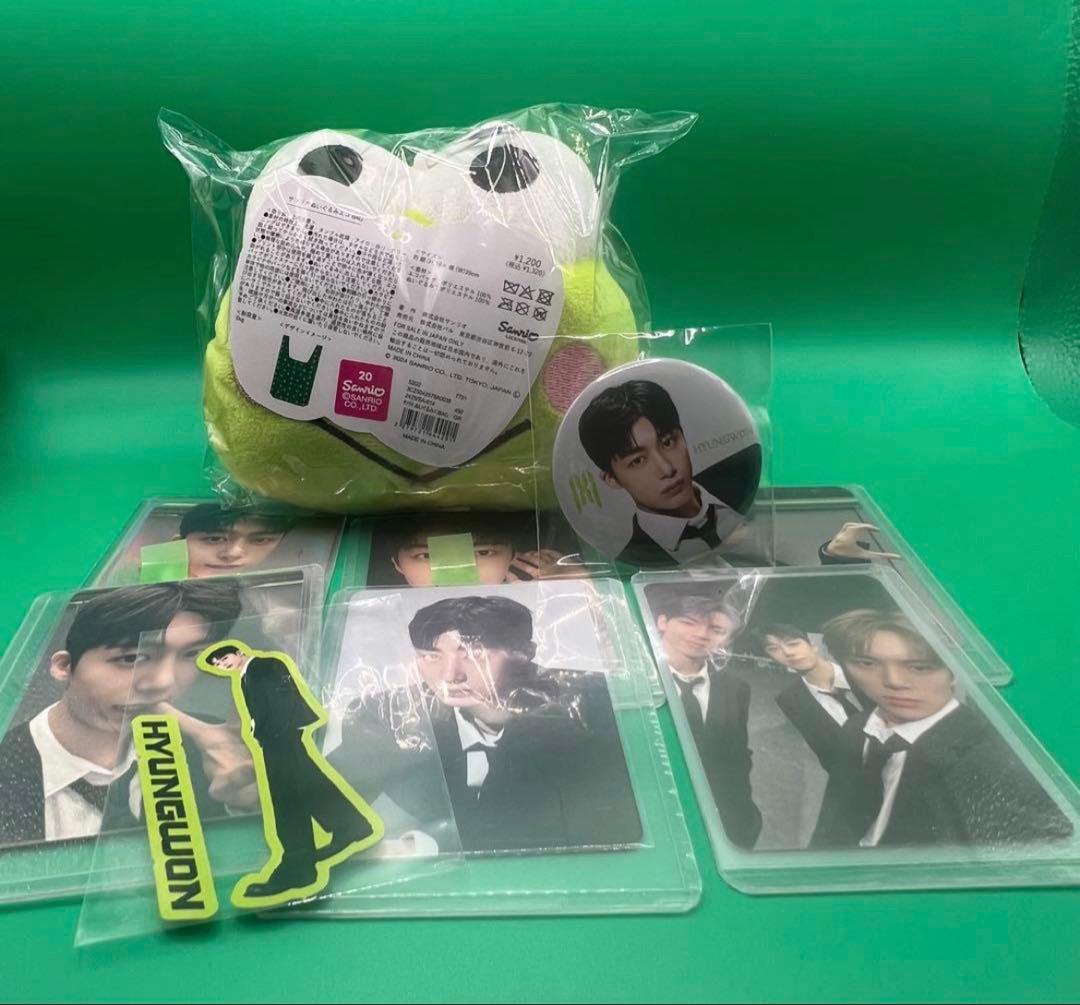 MONSTA X ヒョンウォン ソウル限定ポカ 横浜缶バッジ ケロッピ