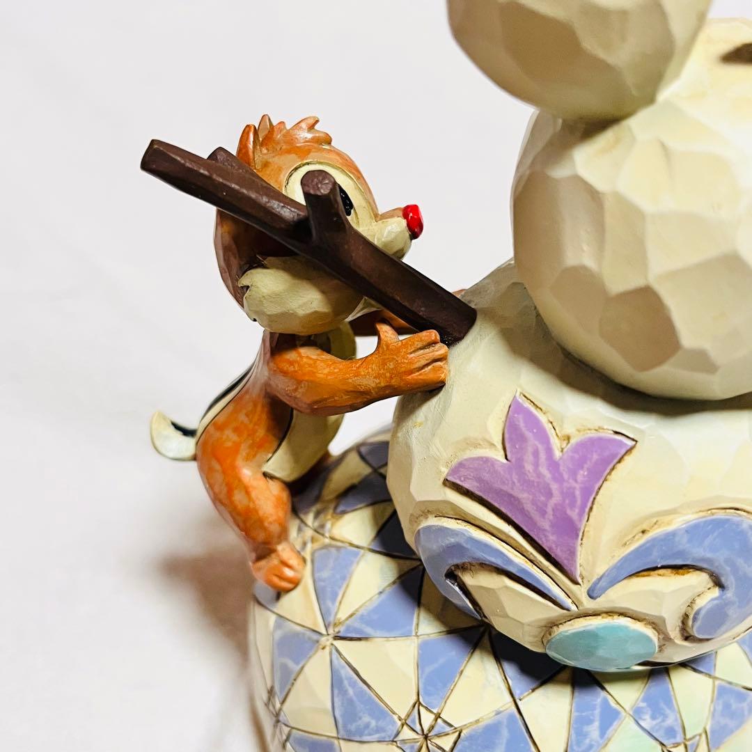 ディズニー　エネスコ　トラディション　ジムショア　チップ　デール　雪だるま