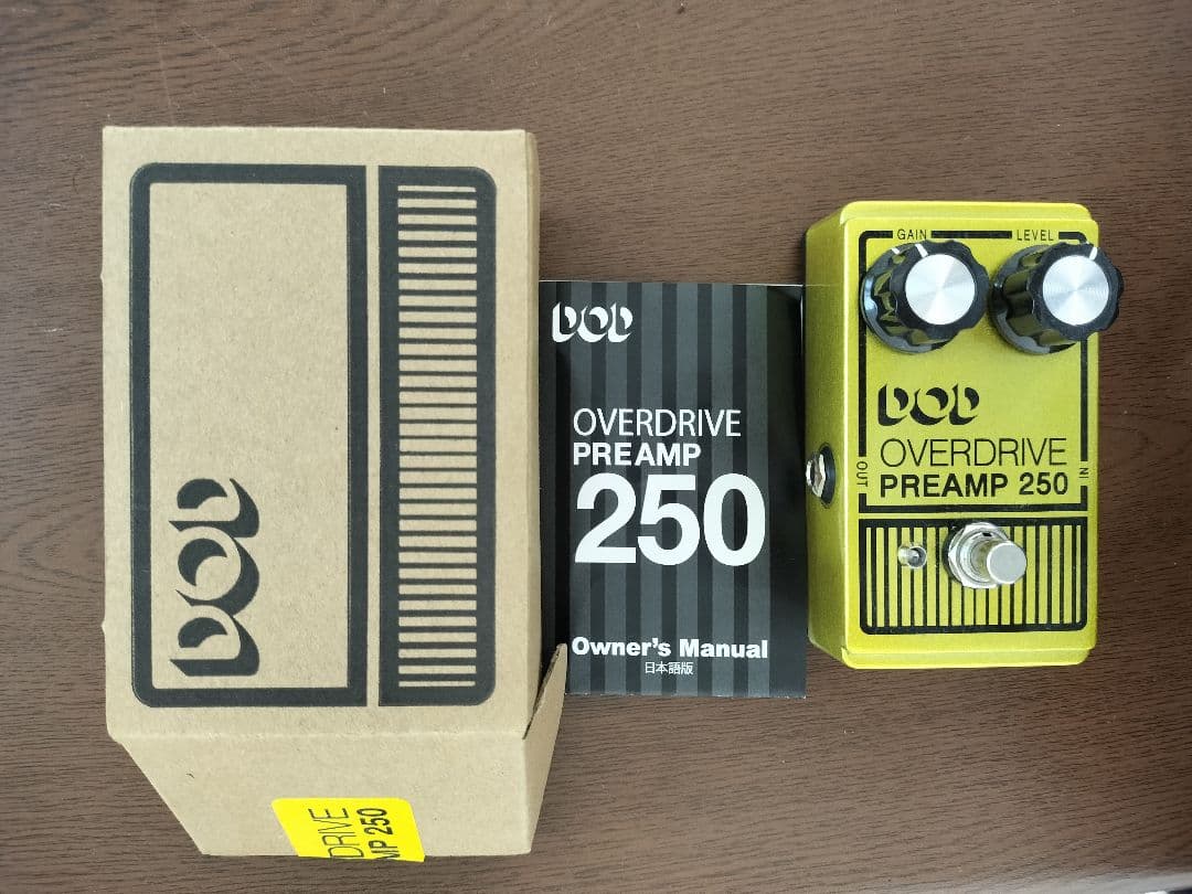 DOD OVERDRIVE PREAMP 250 箱説明書つき　オーバードライブ DOD OVERDRIVE PREAMP 250 箱説明書つき オーバードライブ DOD 【待望