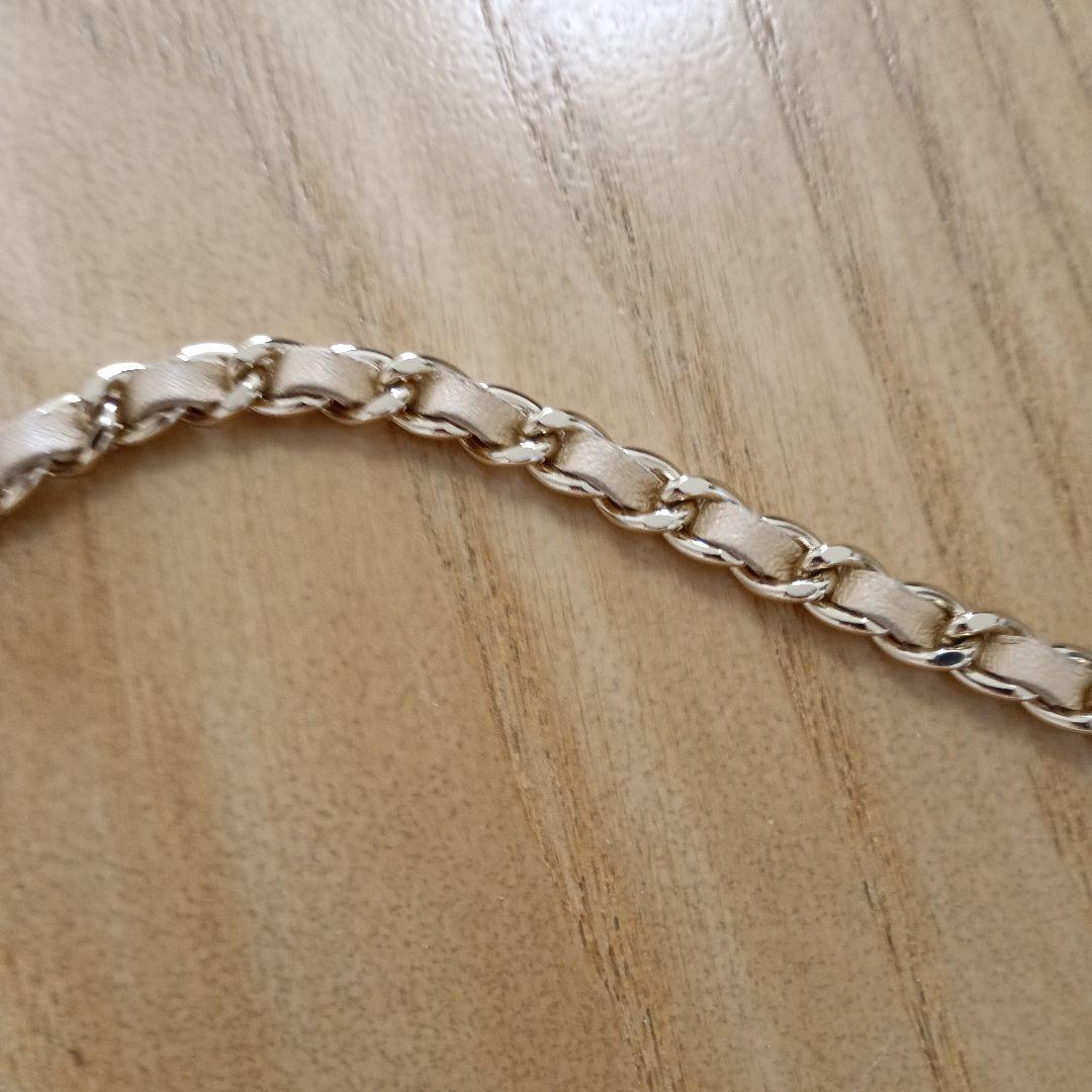 美品です CHANEL シャネル チョコバー チェーンショルダーバッグ ベージュ