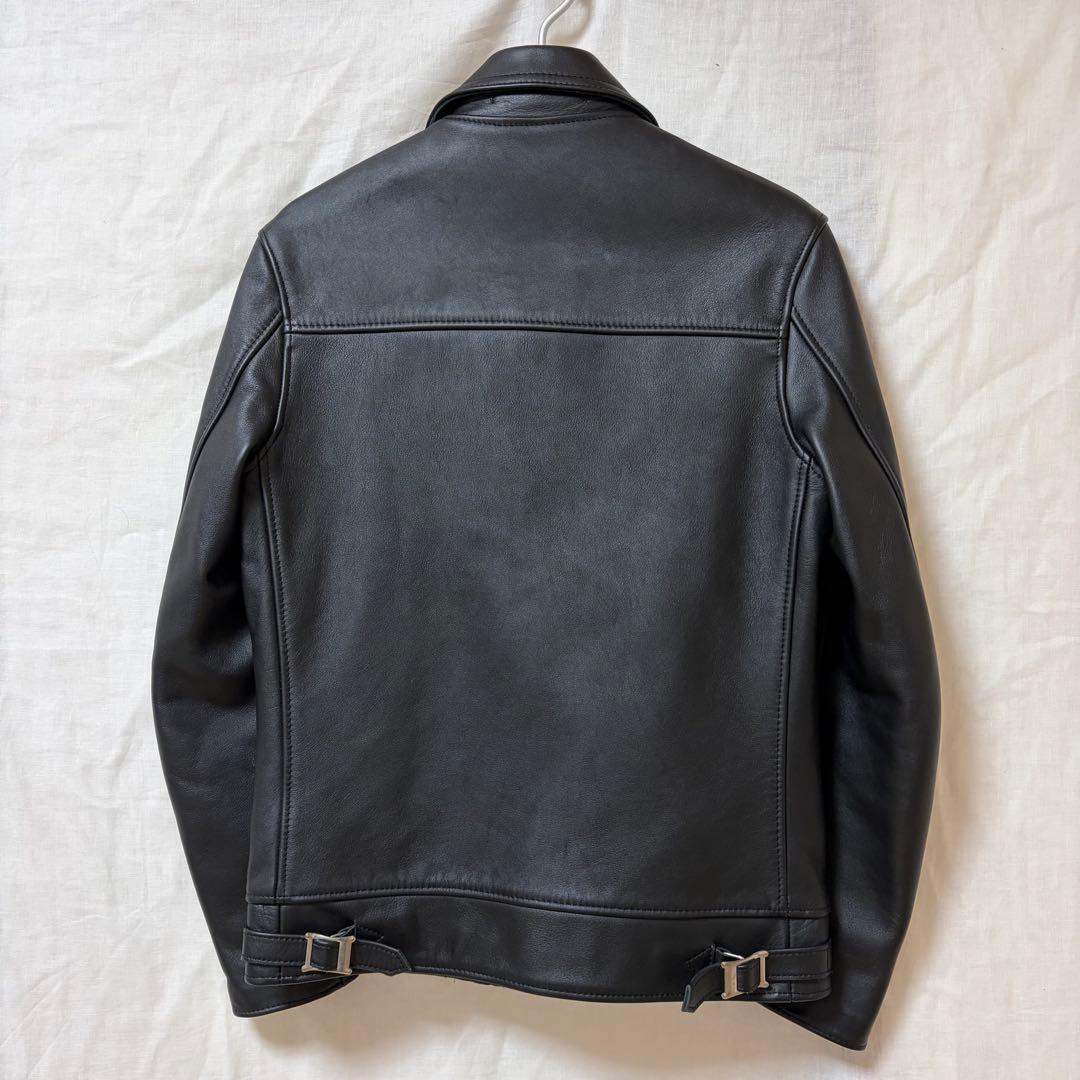 日本製】666 ライダース LJM-9TF ブラック 34 赤タータン