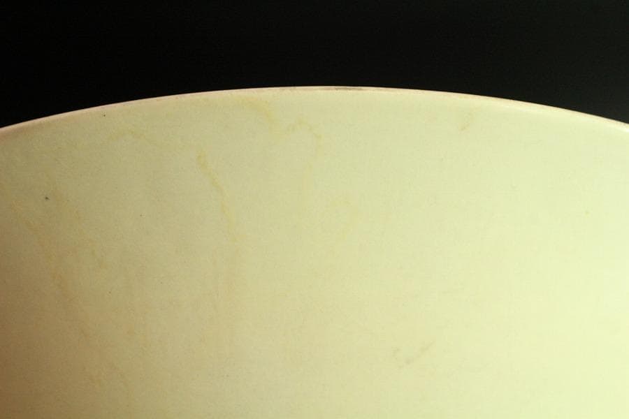 中国美術 白磁 蓮花魚紋 大碗(K-A403)