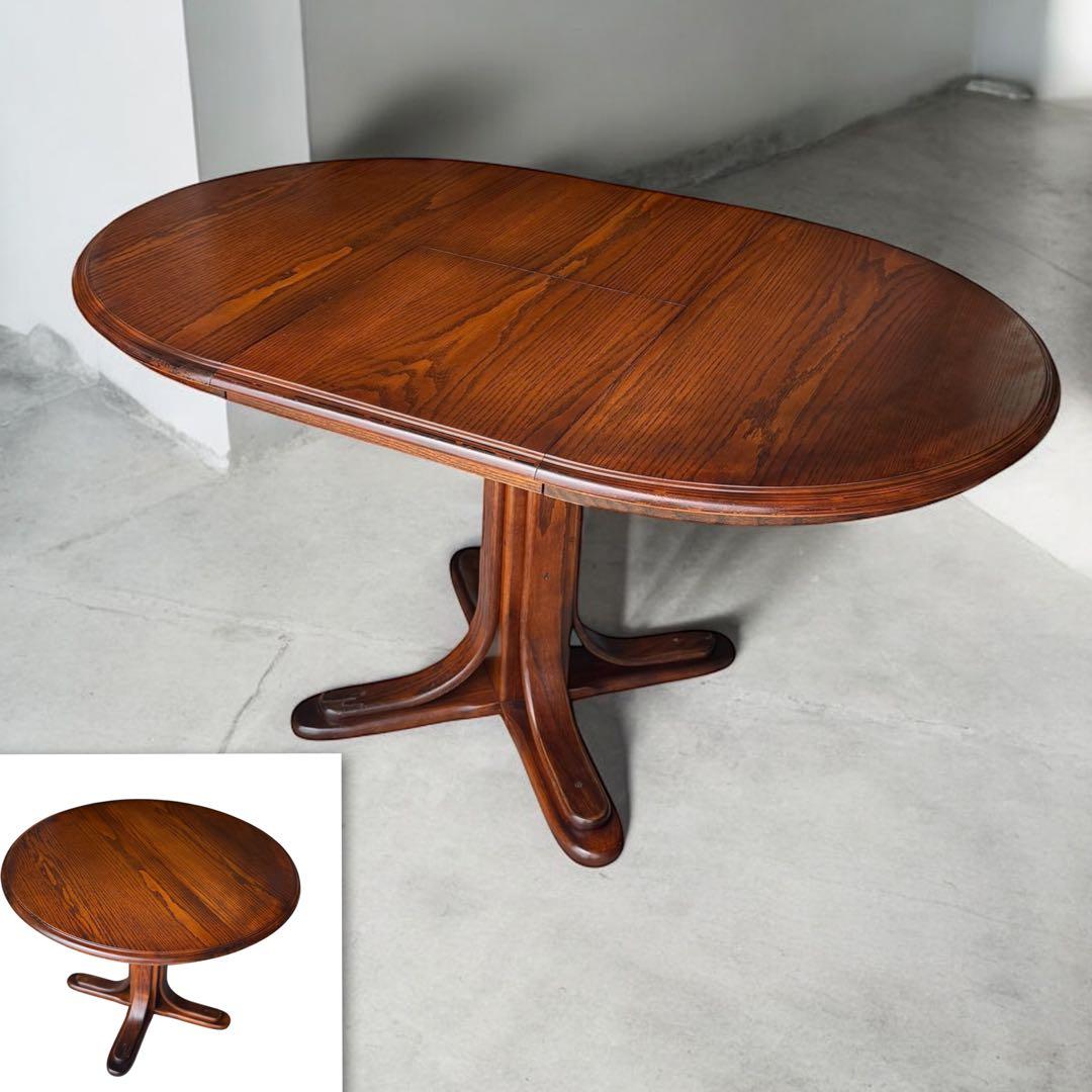 HR738 三越　Shin Lee シンリー　オーク材 エクステンションテーブル