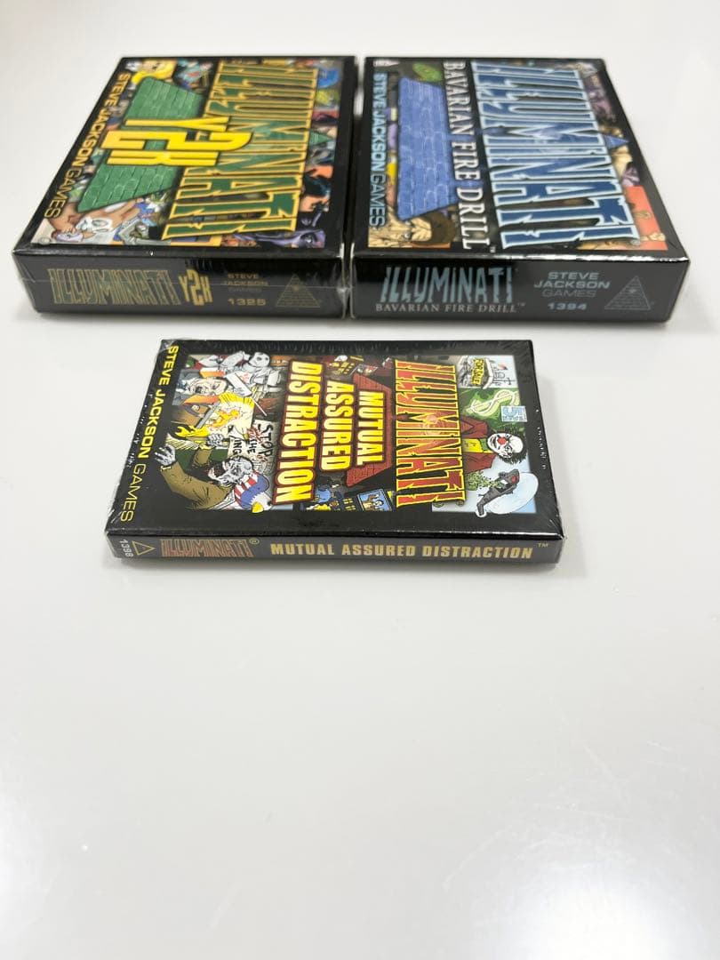 特別枠】イルミナティカード未開封BOX3箱《フリーメイソン》絶版廃盤伝説