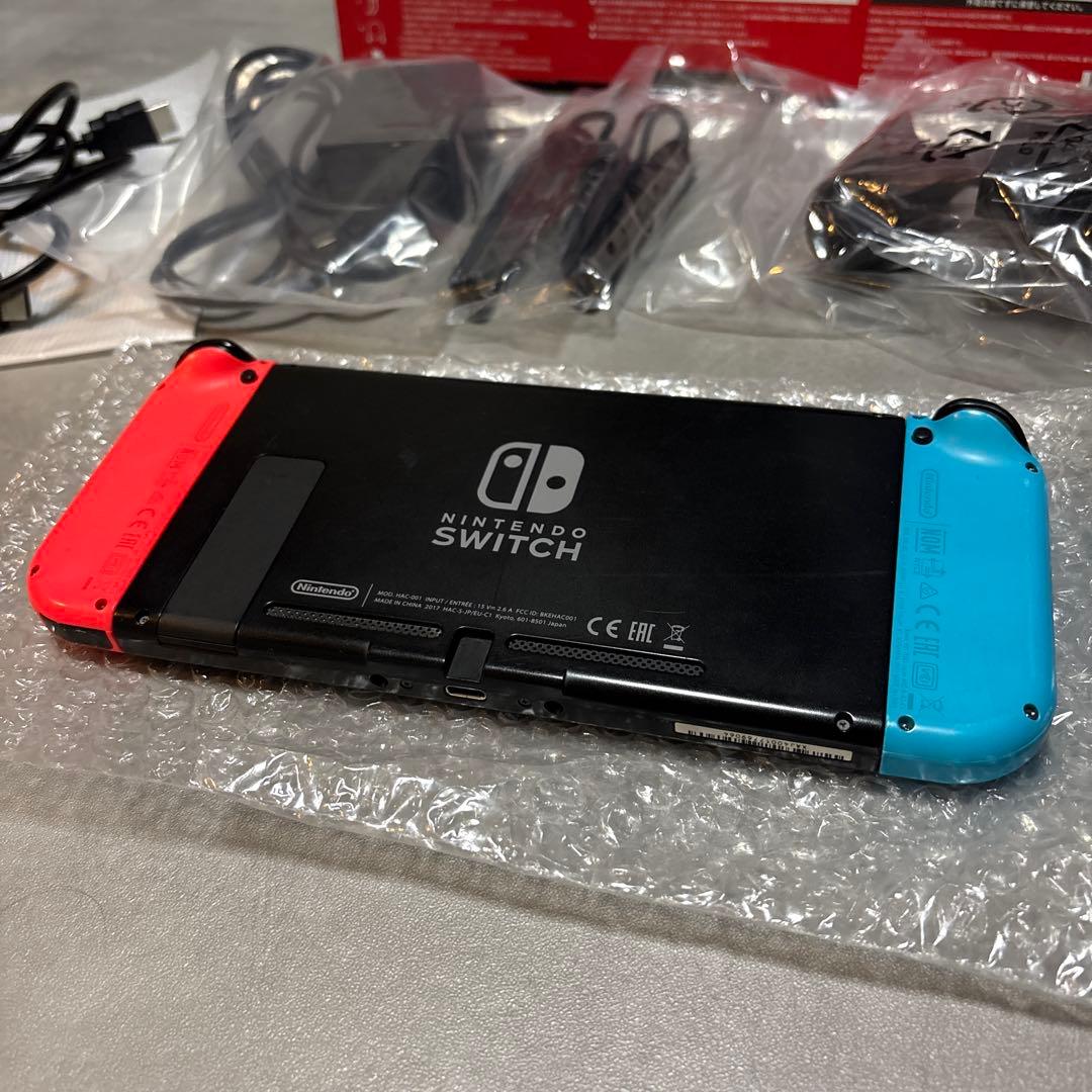 Nintendo Switch 赤/青 スティック新品交換済み