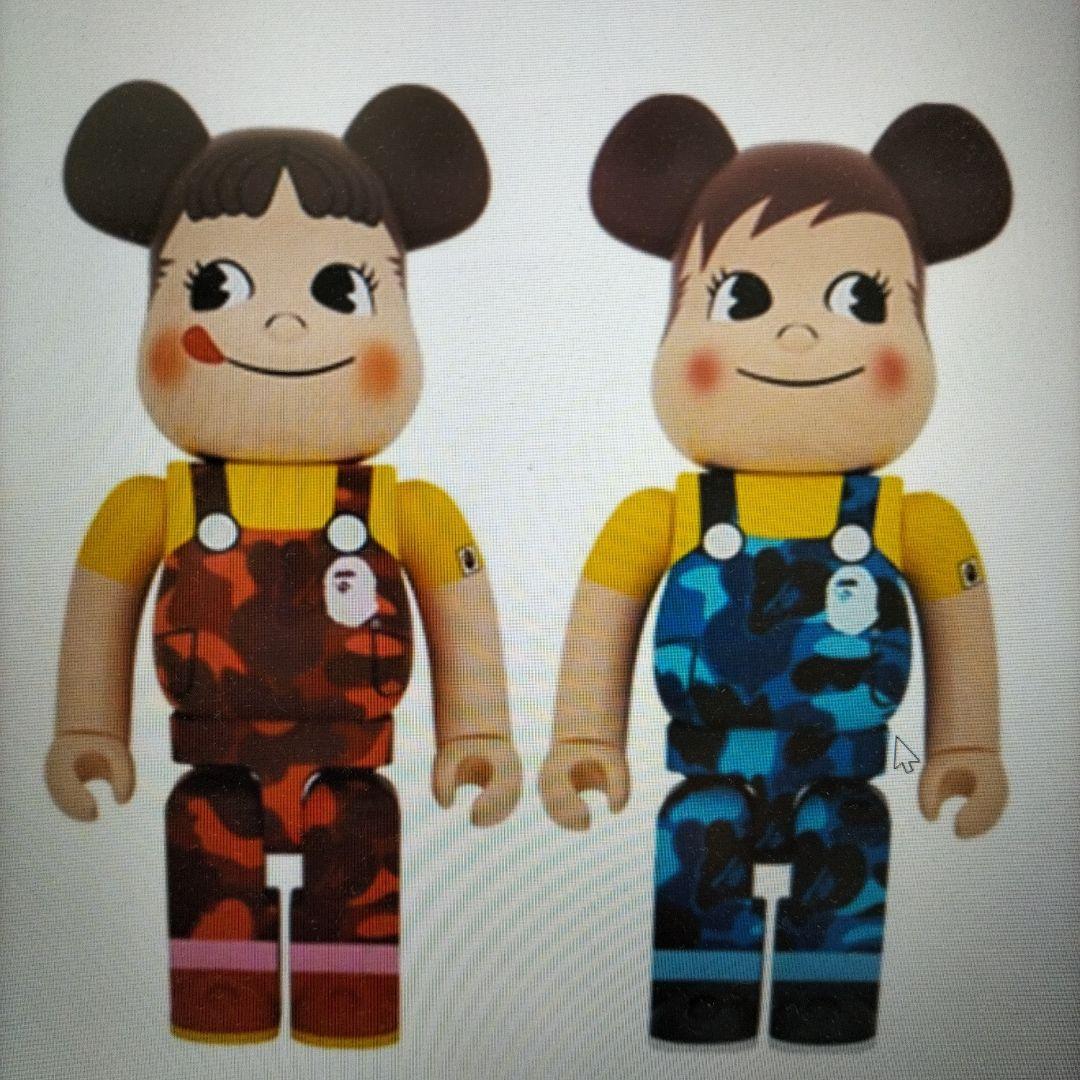 ベアブリック1000%ペコちゃんポコちゃん2体セット - メルカリ
