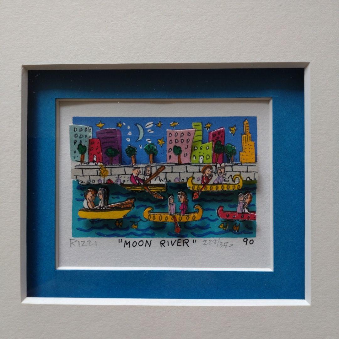 希少 ジェームスリジィ 特別額装 お花フレーム アメリカンポップアート 3D