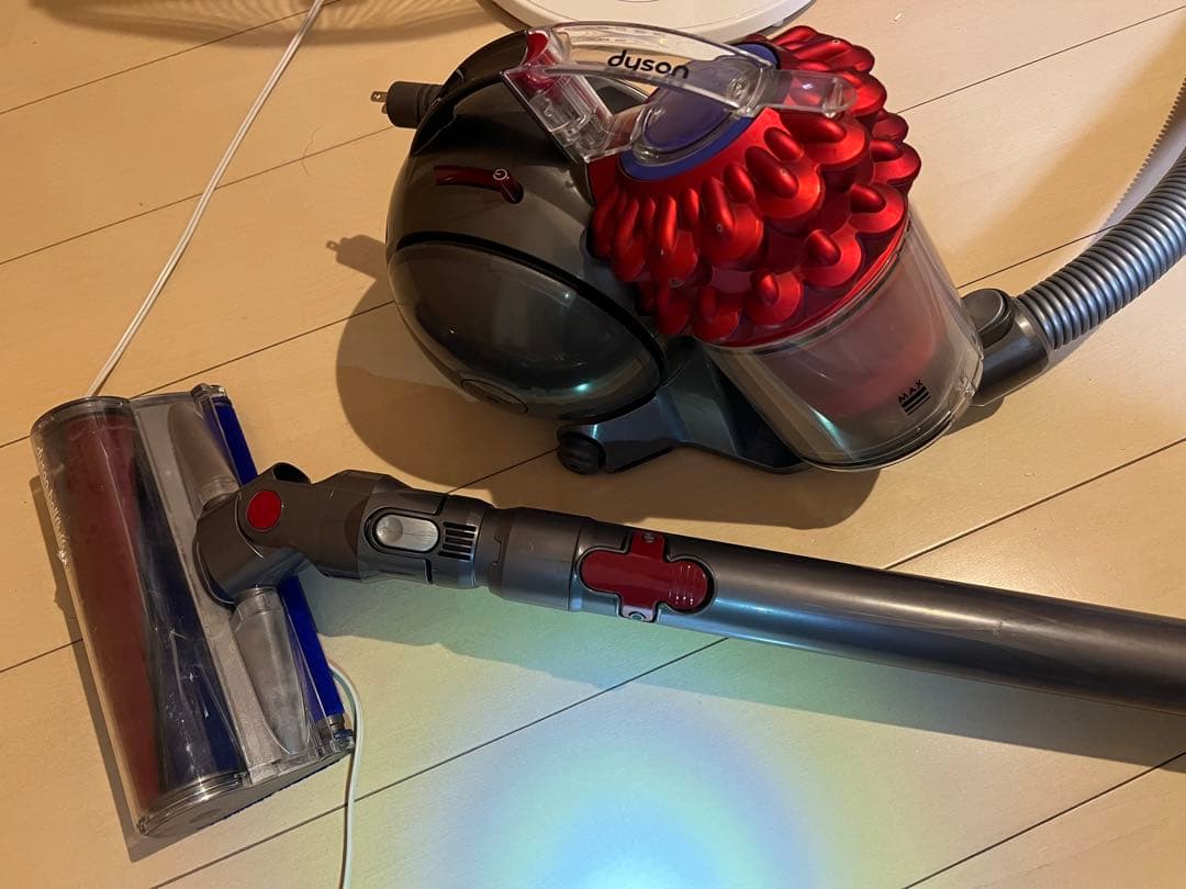 dyson キャニスター掃除機 グレー・レッド