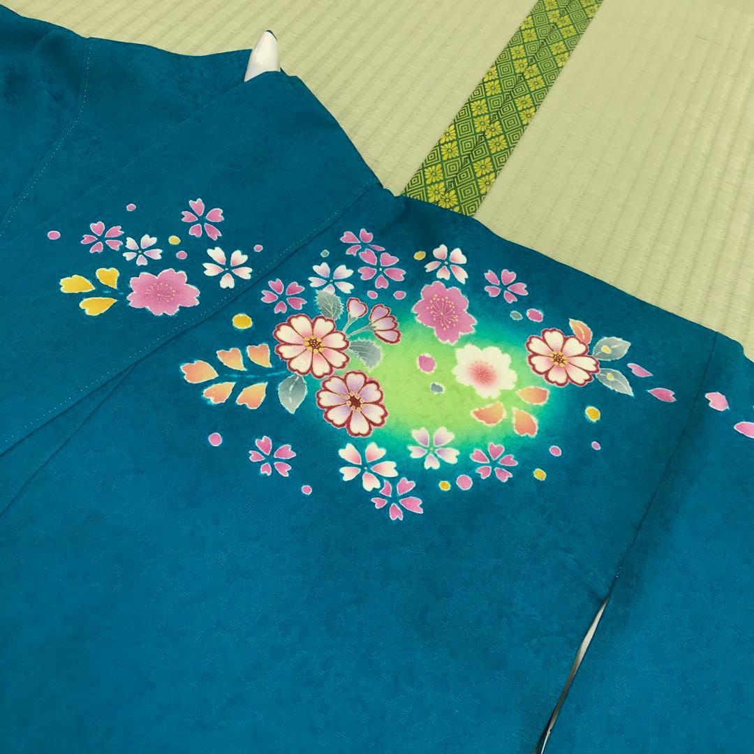 ☆少々難あり☆正絹 振袖 仕立て上がり リメイク - メルカリ