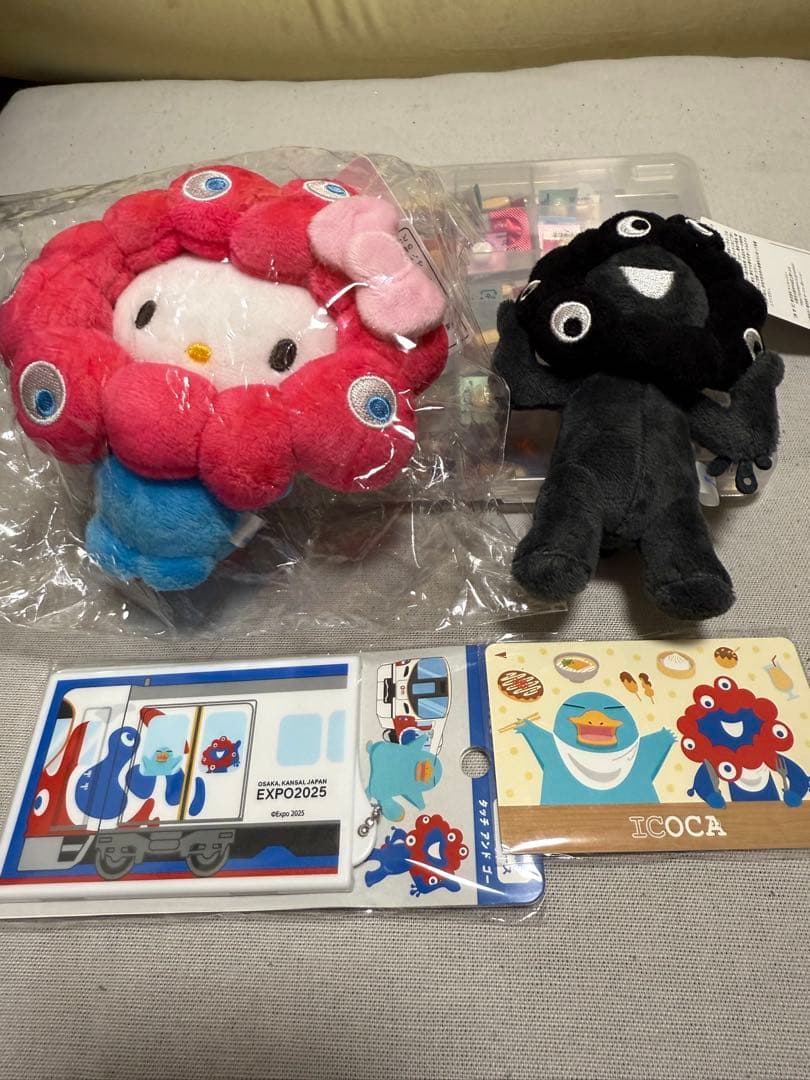 万博　レアグッズ　3点セット　黒ミャクミャク　イコカ　ミャクミャクキティ 万博 レアグッズ 3点セット 黒ミャクミャク イコカ ミャクミャクキティ