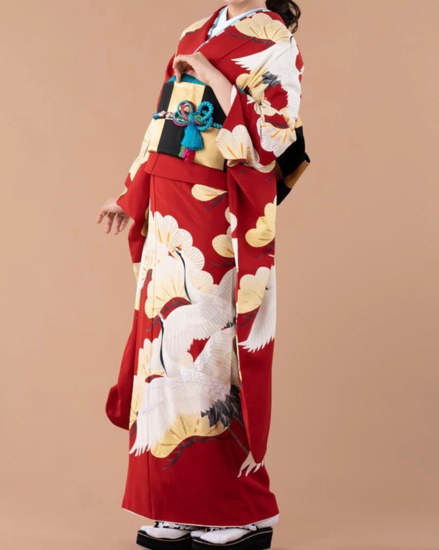 ≪美品≫正絹振袖9点フルセット【440】【160cm~170cmの方用】