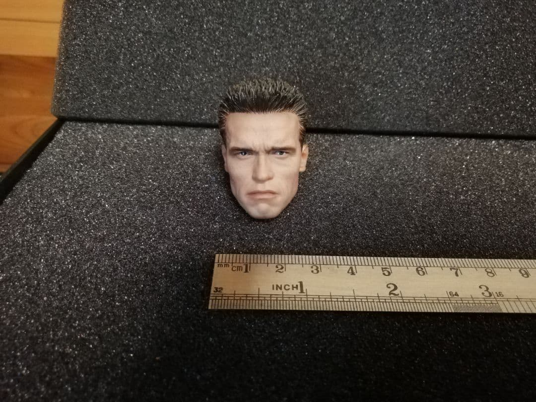 ホットトイズ製 1/6 ターミネーター2 T-800ヘッド　ミニチュア