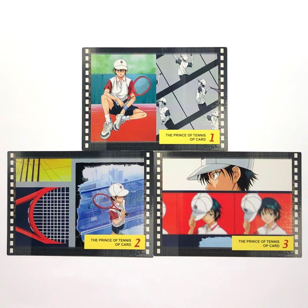 青学】テニスの王子様 越前リョーマ 手塚 不二 他 OPカードセット 8枚