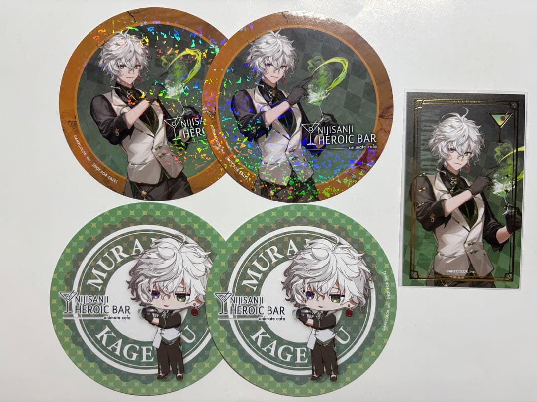 にじさんじ アニメイトカフェ HEROIC BAR 佐伯イッテツ セット