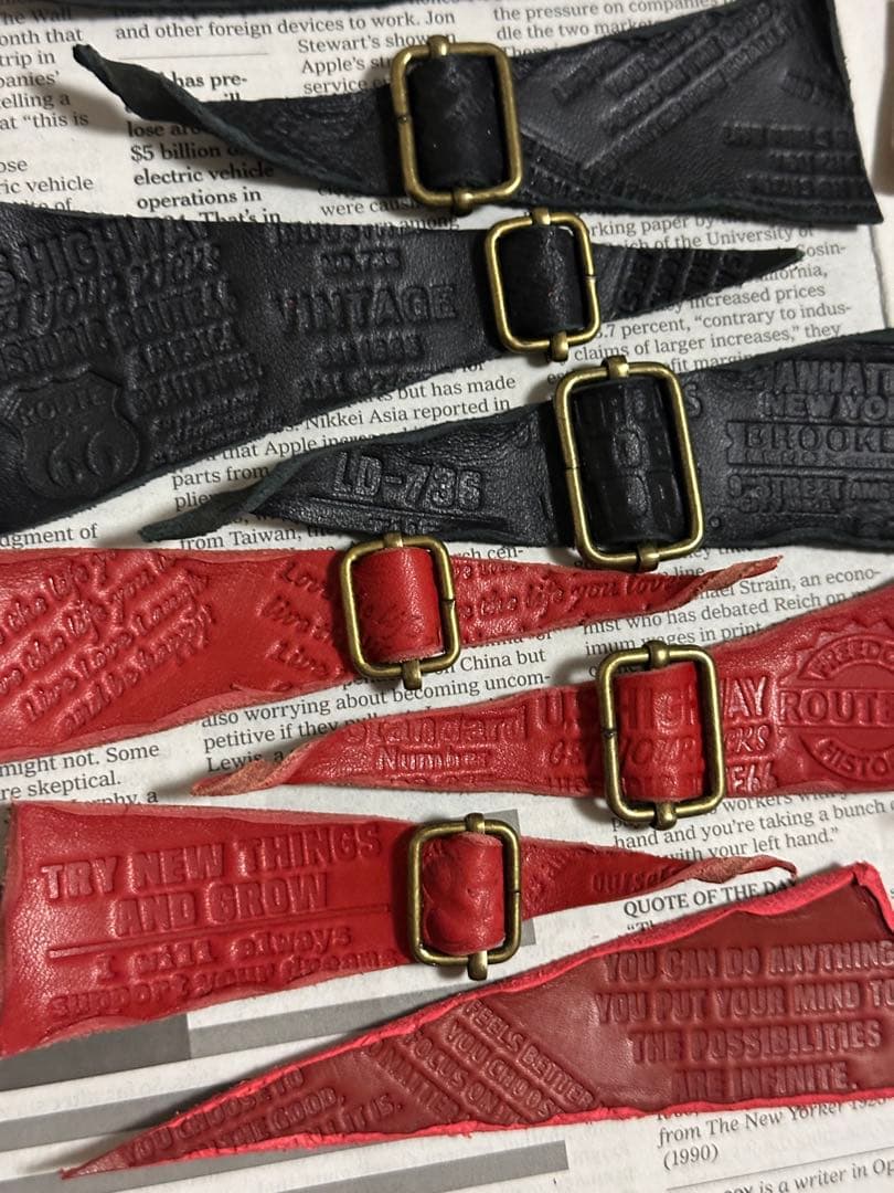 専用 染色タグ 革タグ 刻印タグ ハンドメイド