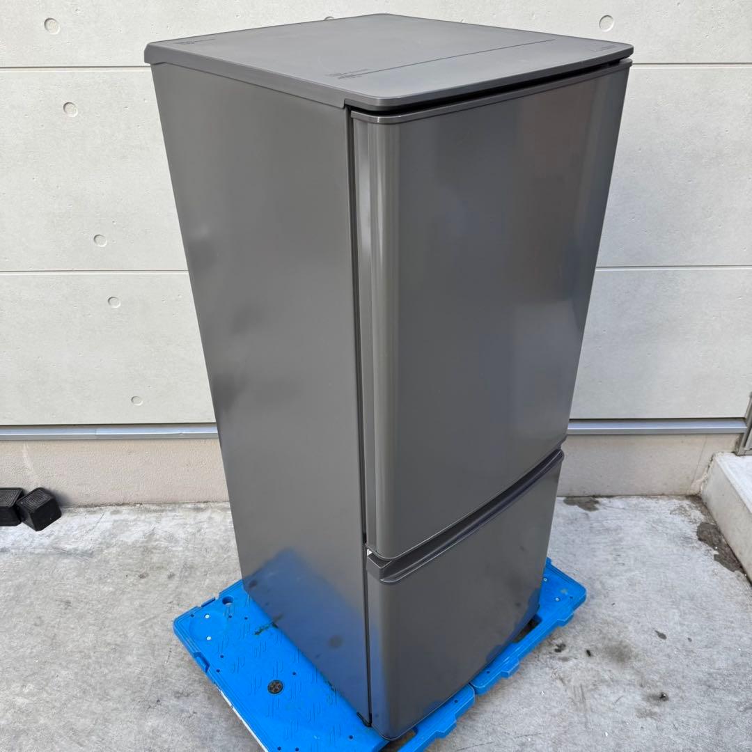 202⭐️2024年製美品☆三菱電機 冷蔵庫 グレー 自動霜取り 一人暮らし