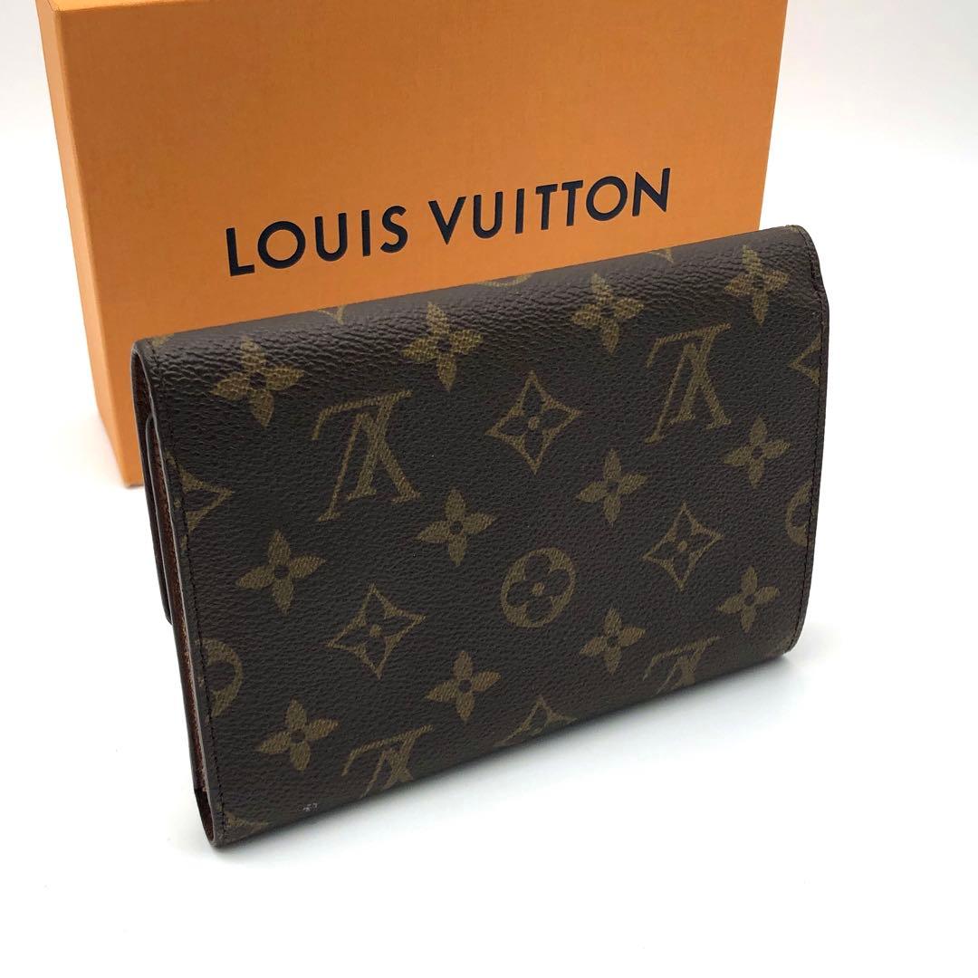 ルイヴィトン ポルトトレゾール エテュイ パピエ 三つ折り財布