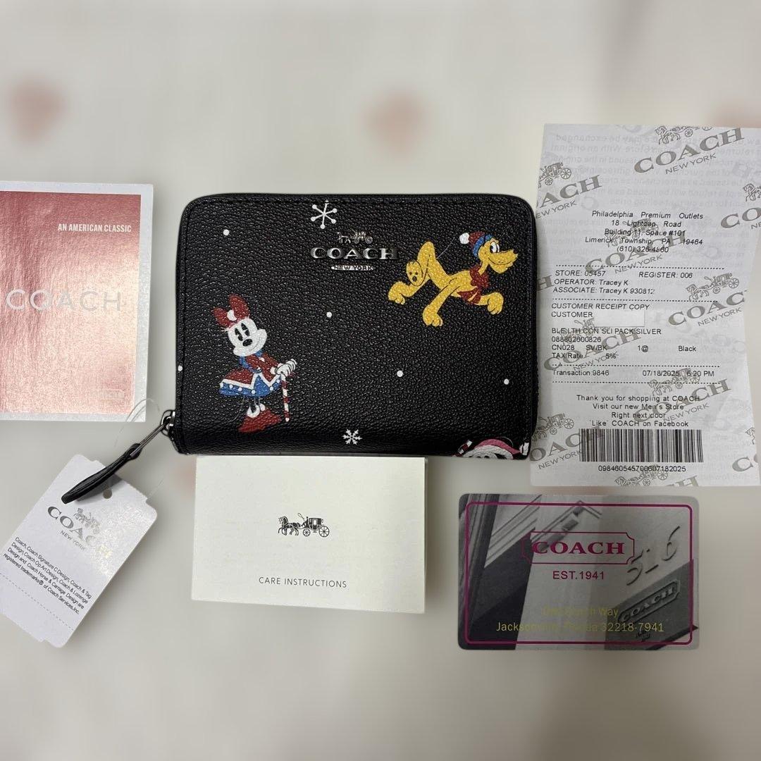 【未使用】COACH コーチ　ディズニーコラボ　財布
