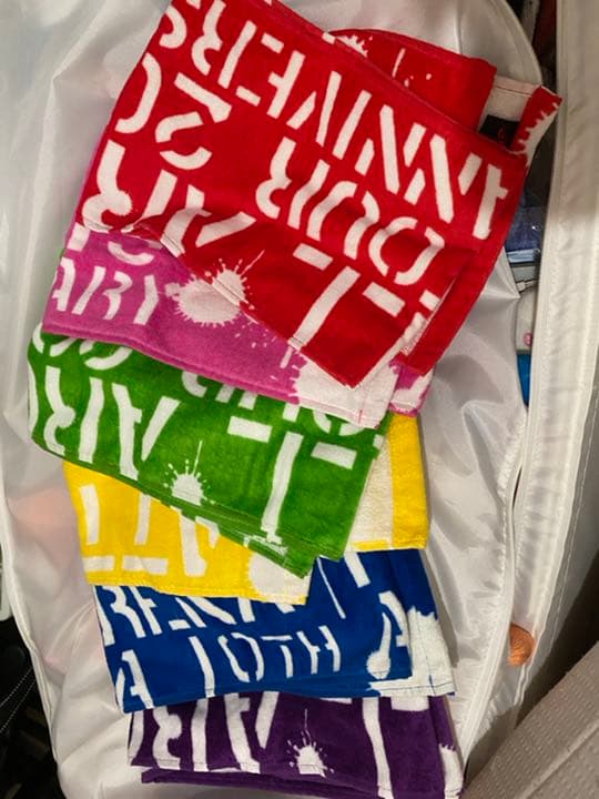 AAA タオル グッズ まとめ売り 袋2枚のみ ファッション Amazon.co.jp