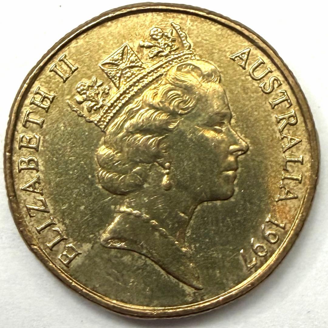海外コイン オーストラリア 1ドル 記念硬貨 1997年 エリザベス2世