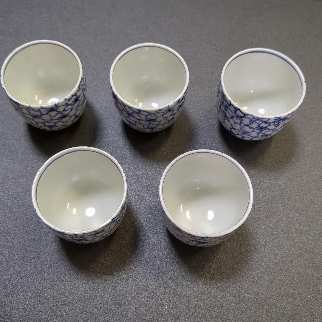 京焼 清水焼 平安正峰 染付桜詰酒器 7点セット - メルカリ