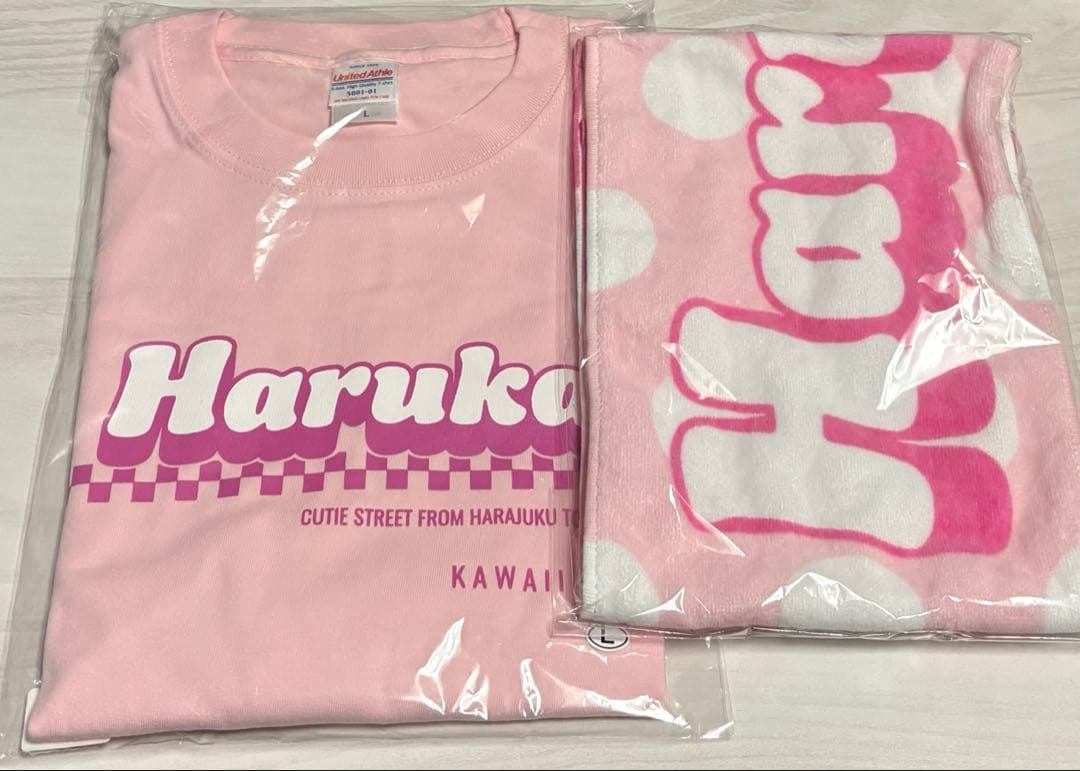 限定値下げCUTIE STREET 桜庭遥花Tシャツタオル2点セット CUTIE STREET ぱるたん 桜庭はるか 推しアピ タオル Tシャツ（M） 桜庭