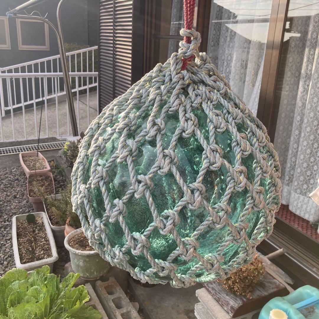 特大✴︎ガラス浮き✴︎“超希少”刻印有り✴︎浮き球✴︎ビン玉✴︎昭和