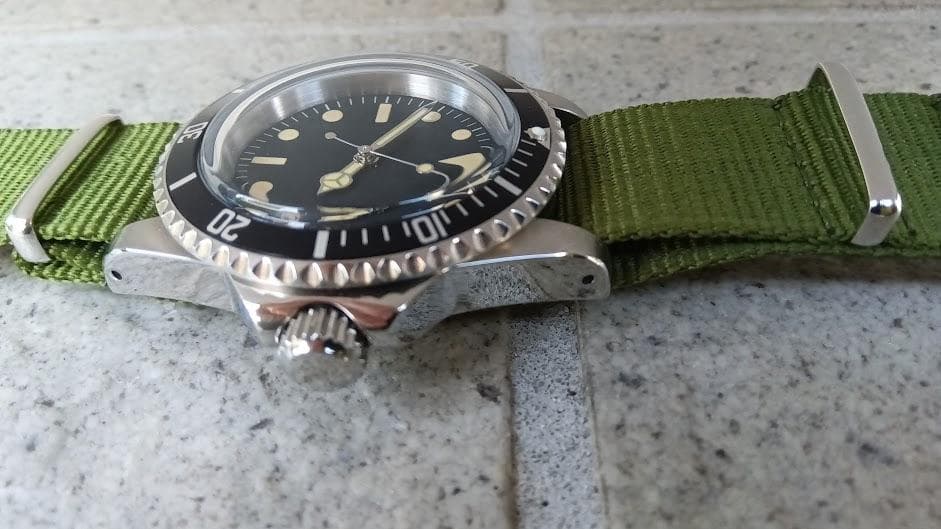 ヴィンテージスタイルムーブメントnh35SEIKOノーロゴ