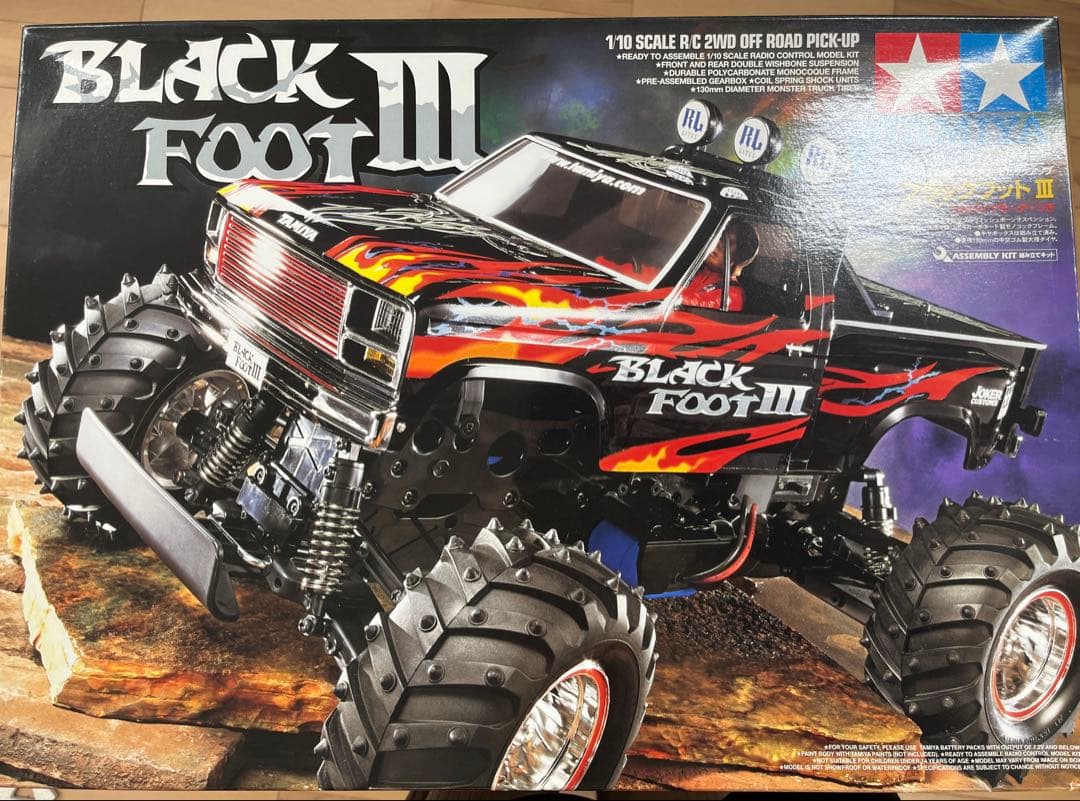 タミヤ　ブラックフットIII 1/10 ブッシュデビルⅡ 1/10