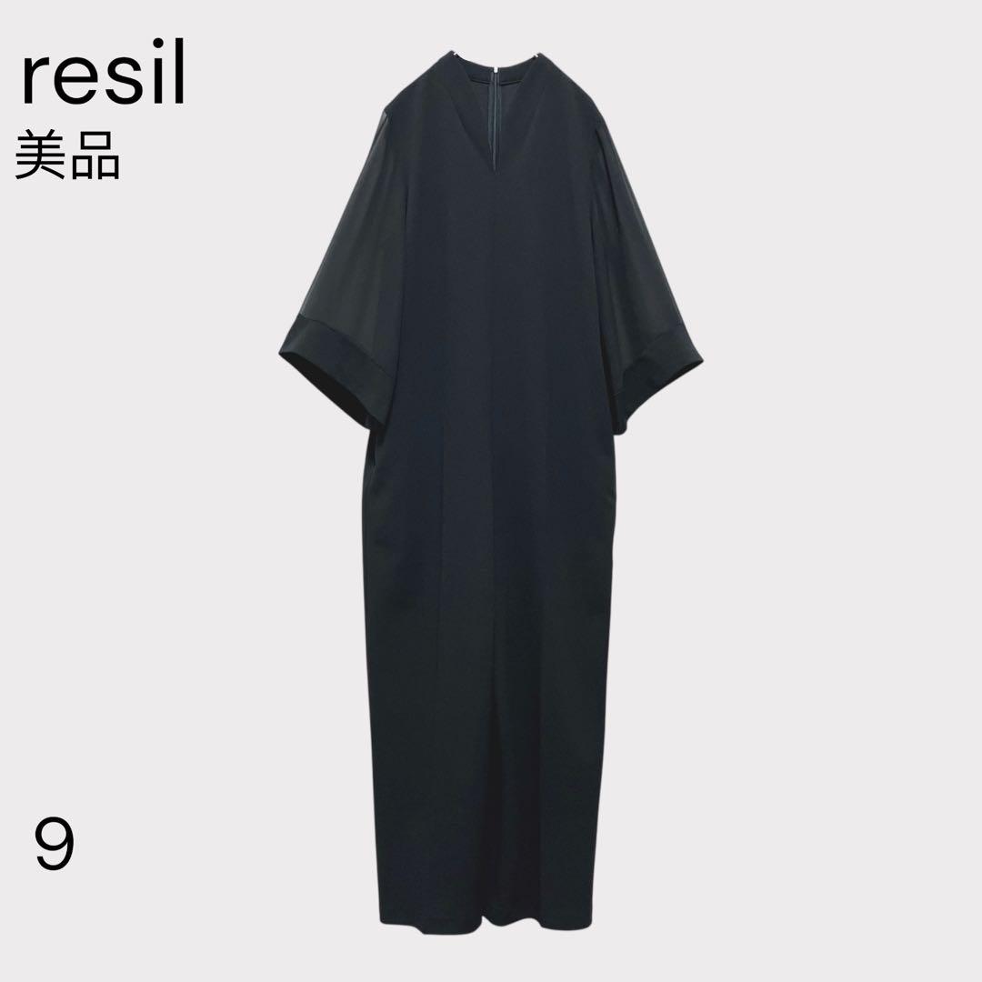 【resilレジル】シアースリーブジャンプスーツ/試着のみ美品/パンツドレス