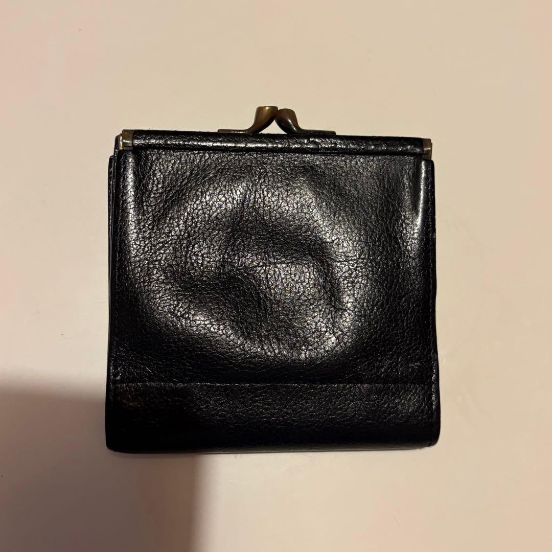 イルビゾンテ IL BISONTE がま口二つ折り財布