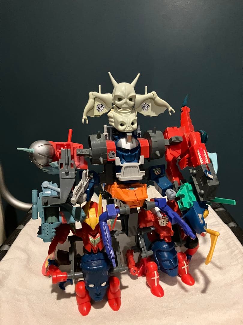 当時物 合体魔神ゴーストン 魔神英雄伝ワタル 組立済 ジャンク - メルカリ