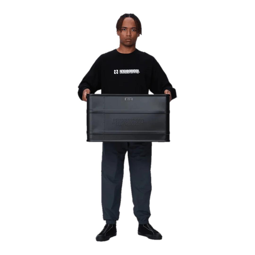 廃盤] NEIGHBORHOOD アルミコンテナ ブラック 蓋なし 廃盤